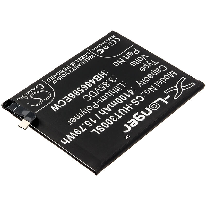 3.85V, 4100mAh, Li-Polymer Battery fits Huawei, Honor V30, Honor View 30, 15.785Wh