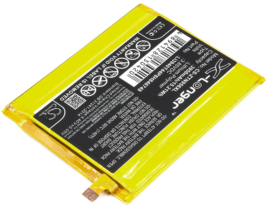 3.85V, 3950mAh, Li-Polymer Battery fits Zte, Blade Max 3, Blade Max 3 Lte-a, 15.2075Wh