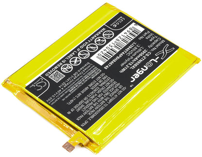 3.85V, 3950mAh, Li-Polymer Battery fits Zte, Blade Max 3, Blade Max 3 Lte-a, 15.2075Wh
