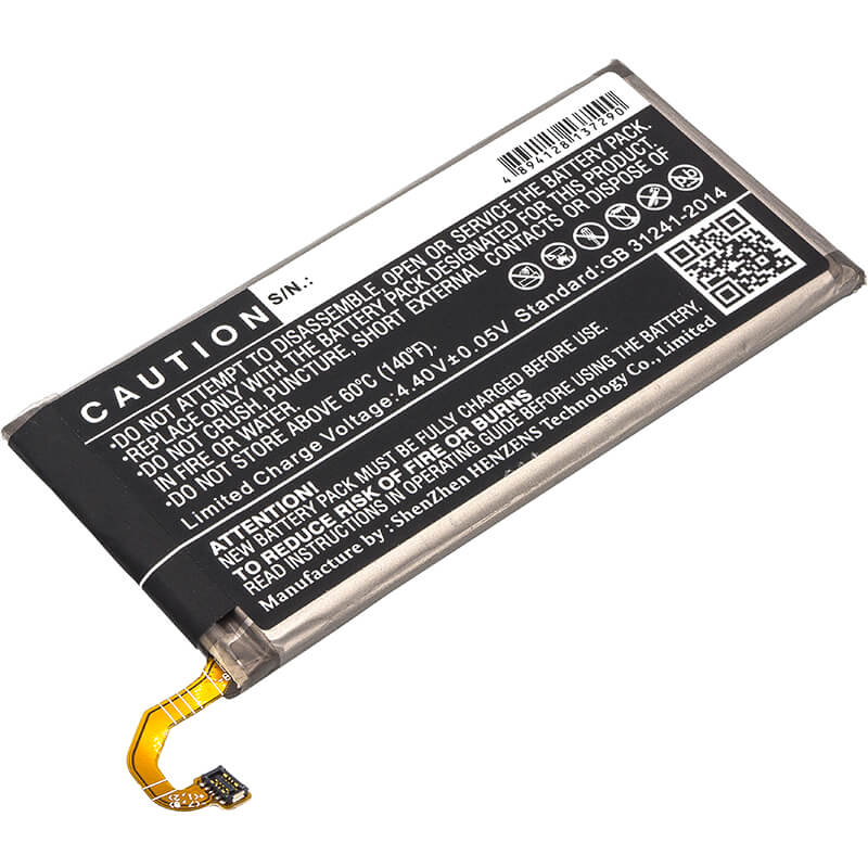 3.85V, 3000mAh, Li-Polymer Battery fits Samsung, Galaxy A8 2018, Galaxy A8 2018 Td-lte, 11.55Wh
