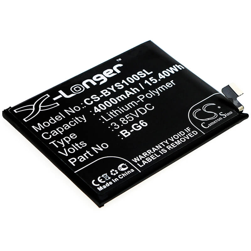 3.85V, 4000mAh, Li-Polymer Battery fits Vivo, S1 Pro, V1945, 15.4Wh
