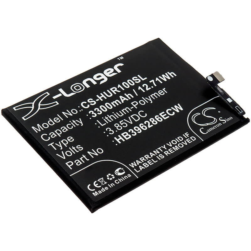 3.85V, 3300mAh, Li-Polymer Battery fits Huawei, Enjoy 9s, Honor 10 Lite, 12.705Wh