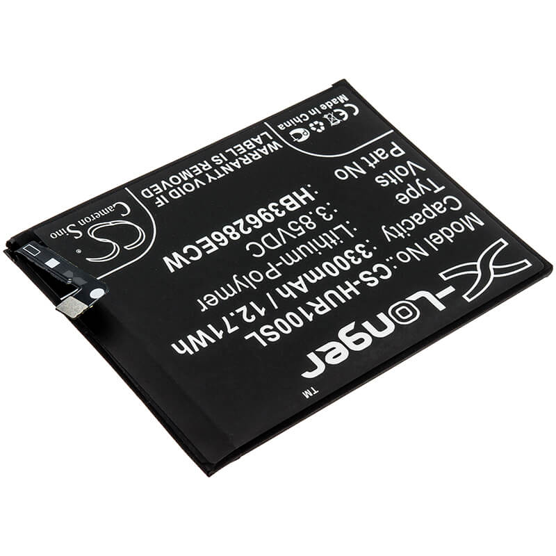 3.85V, 3300mAh, Li-Polymer Battery fits Huawei, Enjoy 9s, Honor 10 Lite, 12.705Wh