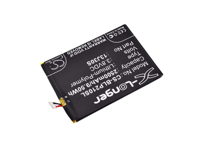 3.8V, 2500mAh, Li-Polymer Battery fits Blu, L210a, L210i, 9.5Wh