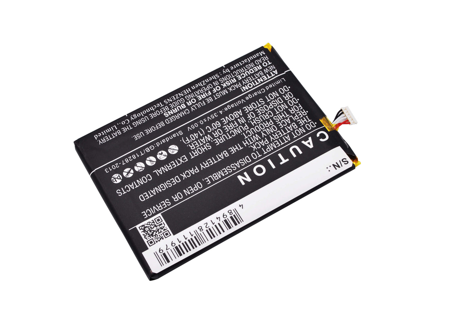 3.8V, 2500mAh, Li-Polymer Battery fits Blu, L210a, L210i, 9.5Wh