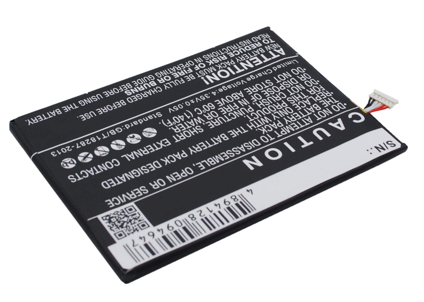 3.8V, 2500mAh, Li-Polymer Battery fits Green Orange, N1, N1-t, 9.5Wh