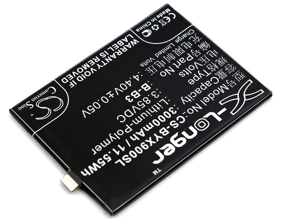 3.85V, 3000mAh, Li-Polymer Battery fits Bbk, Vivo X9, 11.55Wh
