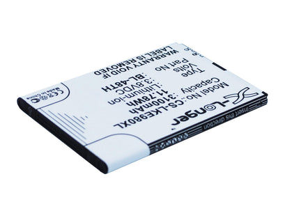 3.8V, 3100mAh, Li-ion Battery fits Lg, E940, E977, 11.78Wh