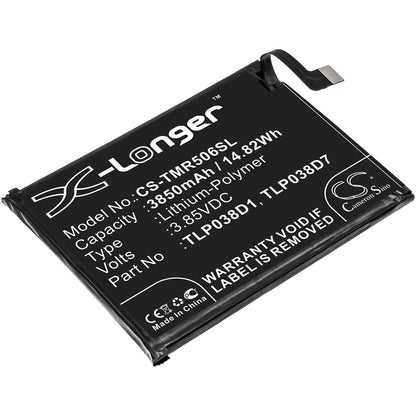 3.85V, 3850mAh, Li-Polymer Battery fits T-mobile, 5062w, 5062z, 14.8225Wh