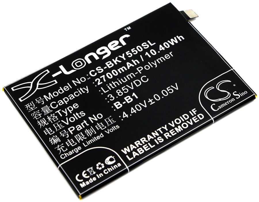 3.85V, 2700mAh, Li-Polymer Battery fits Vivo, Y55, Y55a, 10.395Wh