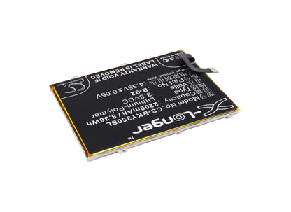 3.8V, 2200mAh, Li-Polymer Battery fits Vivo, Y35l, Y35l Td-lte Dual Sim, 8.36Wh