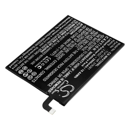 3.8V, 2800mAh, Li-Polymer Battery fits Wiko, View Max, 10.64Wh