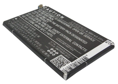 3.8V, 2300mAh, Li-Polymer Battery fits Zte, Nubia Z5, Nubia Z5 Mini, 8.74Wh