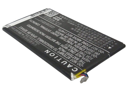 3.8V, 2300mAh, Li-Polymer Battery fits Zte, Nubia Z5, Nubia Z5 Mini, 8.74Wh