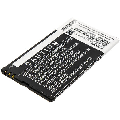 3.7V, 1800mAh, Li-ion Battery fits Nokia, Lumia 810, Lumia 822, 6.66Wh
