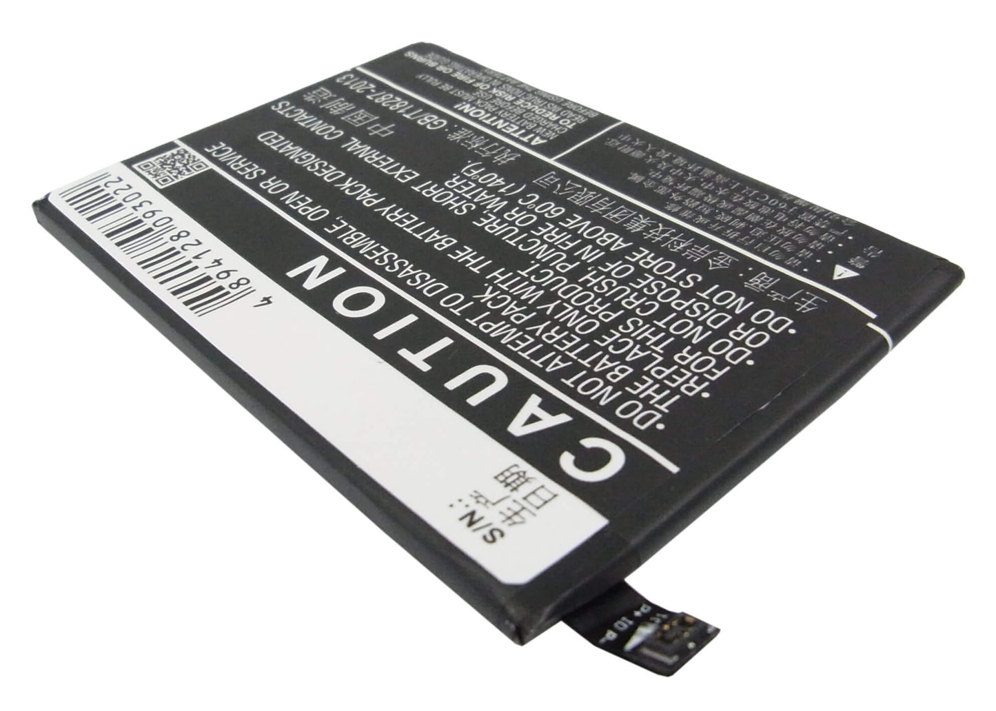 3.8V, 2360mAh, Li-Polymer Battery fits Bbk, Pd1227l, Xshot X3f, 8.968Wh