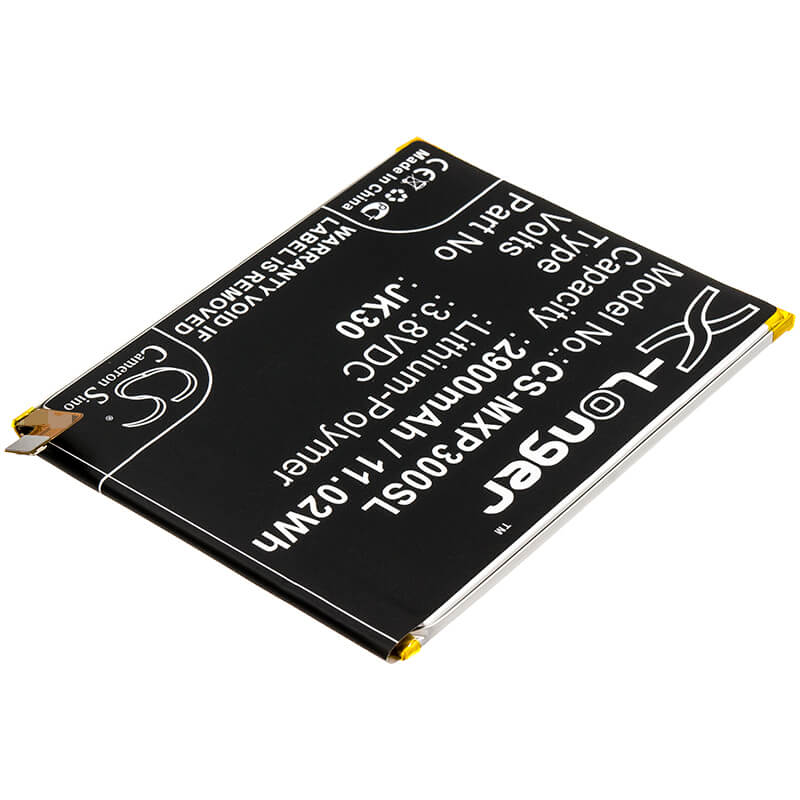 3.8V, 2900mAh, Li-Polymer Battery fits Motorola, Moto P30, 11.02Wh