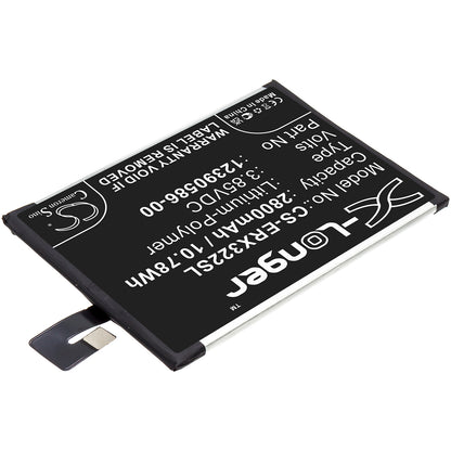3.85V, 2800mAh, Li-Polymer Battery fits Sony, I3223, I4213, 10.78Wh