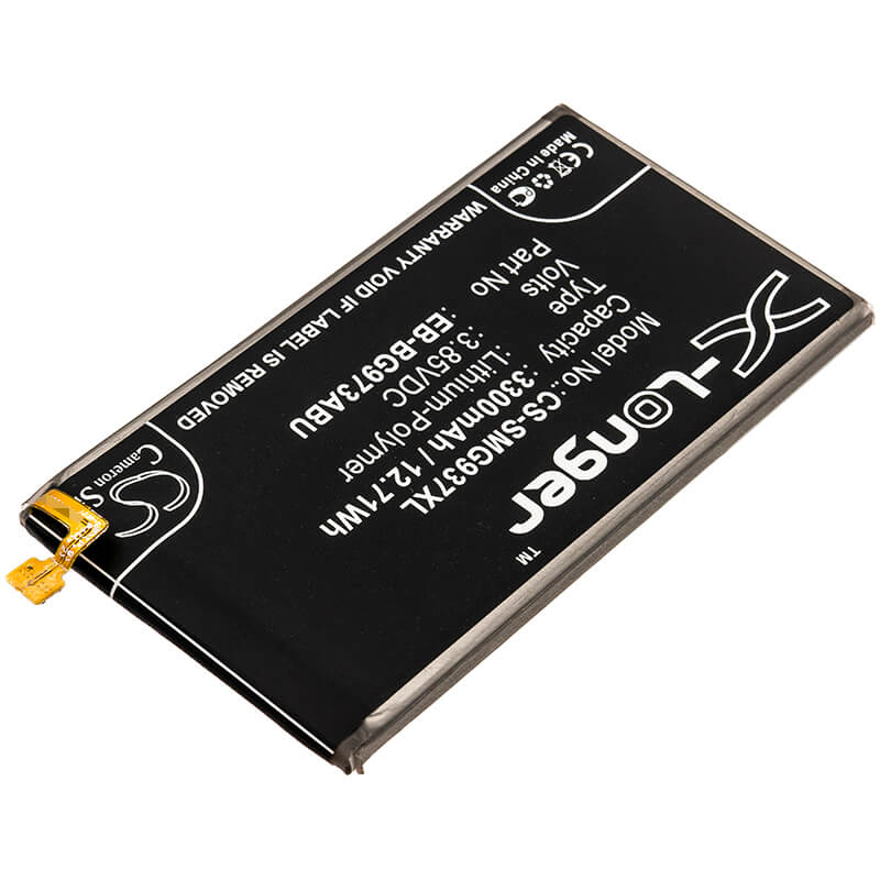 3.85V, 3300mAh, Li-Polymer Battery fits Samsung, Galaxy S10, Sm-g973, 12.705Wh
