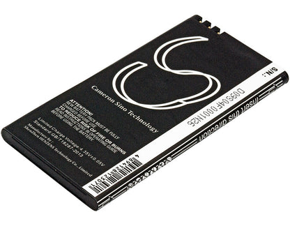 3.8V, 1900mAh, Li-Polymer Battery fits Nokia, Lumia 550, Lumia 730, 7.22Wh
