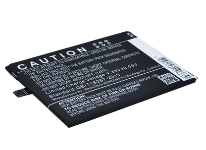 3.8V, 2250mAh, Li-Polymer Battery fits Bbk, Vivo X5, Vivo X5 4g, 8.55Wh
