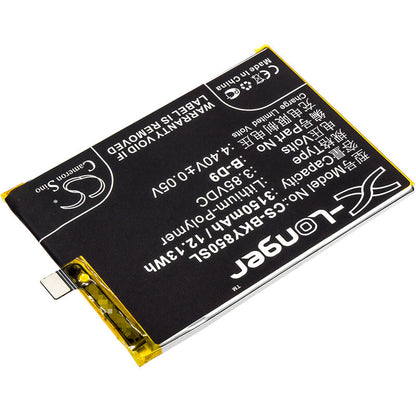 3.85V, 3150mAh, Li-Polymer Battery fits Bbk, Vivo Y85, Vivo Y85 Dual Sim, 12.1275Wh