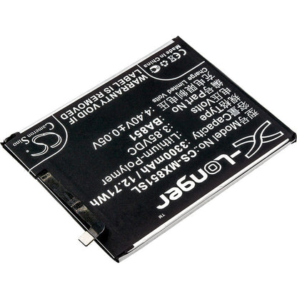 3.85V, 3300mAh, Li-Polymer Battery fits Meizu, E3, E3 Dual Sim, 12.705Wh