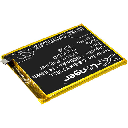 3.85V, 3800mAh, Li-Polymer Battery fits Vivo, S7e, S7e 5g 2020, 14.63Wh