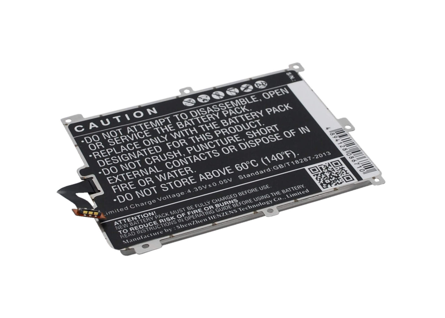 3.8V, 2000mAh, Li-Polymer Battery fits Microsoft, Lumia 928, Rm5250, 7.6Wh