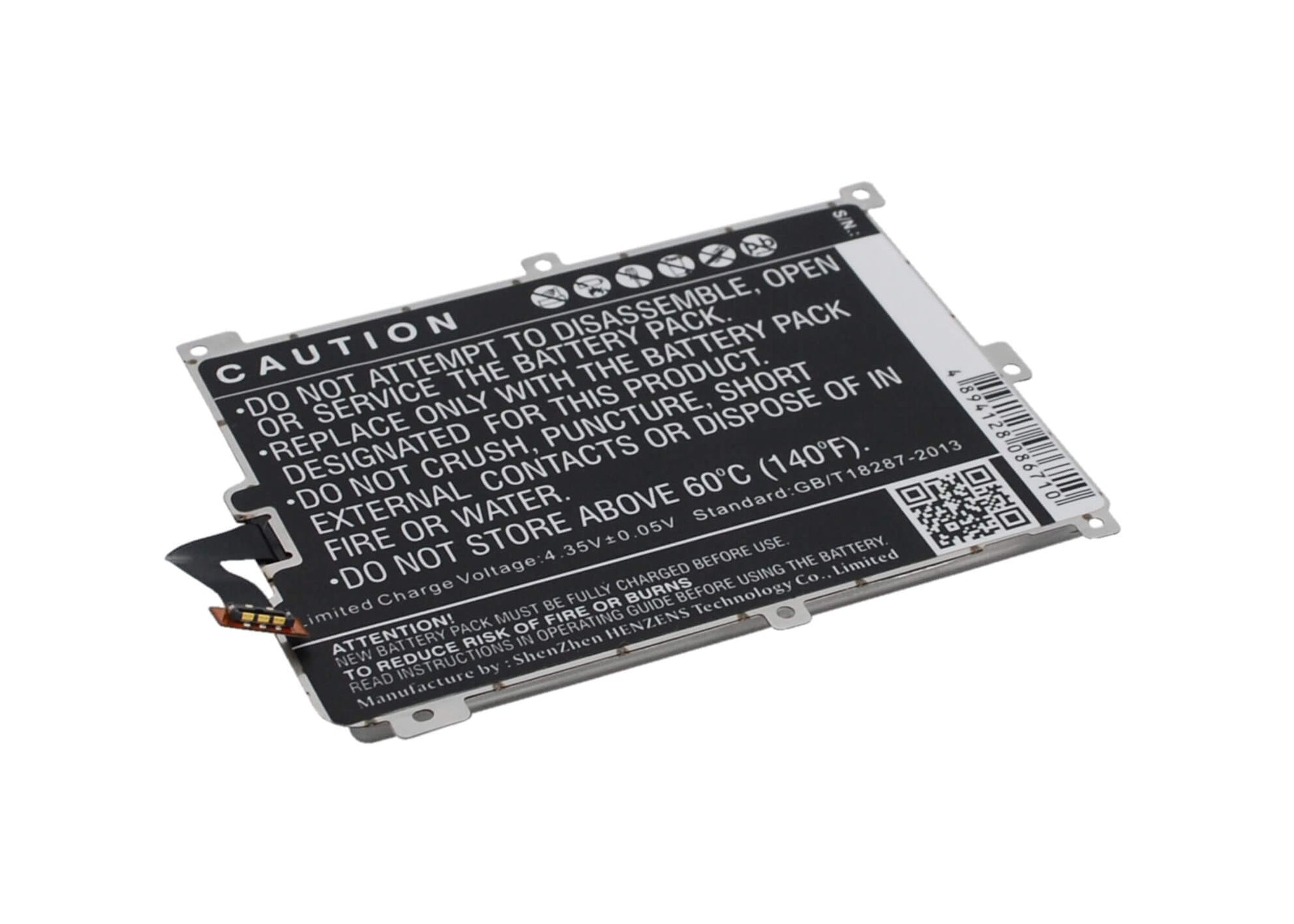 3.8V, 2000mAh, Li-Polymer Battery fits Microsoft, Lumia 928, Rm5250, 7.6Wh