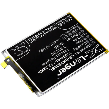 3.85V, 3200mAh, Li-Polymer Battery fits Vivo, Y83, Y83a, 12.32Wh