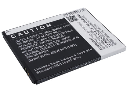 3.7V, 2600mAh, Li-ion Battery fits Kazam, Trooper X5.5, 9.62Wh
