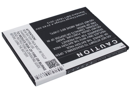 3.7V, 2600mAh, Li-ion Battery fits Kazam, Trooper X5.5, 9.62Wh