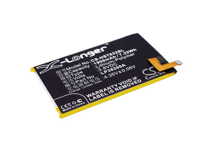 3.8V, 1900mAh, Li-Polymer Battery fits Hisense, Hs-i632m, I632m, 7.22Wh