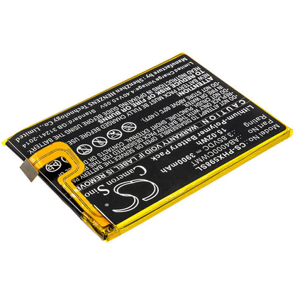 3.85V, 3900mAh, Li-Polymer Battery fits Philips, Cts598, X598, 15.015Wh