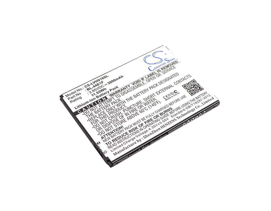 3.85V, 3000mAh, Li-ion Battery fits Lg, F800, F800k, 11.55Wh