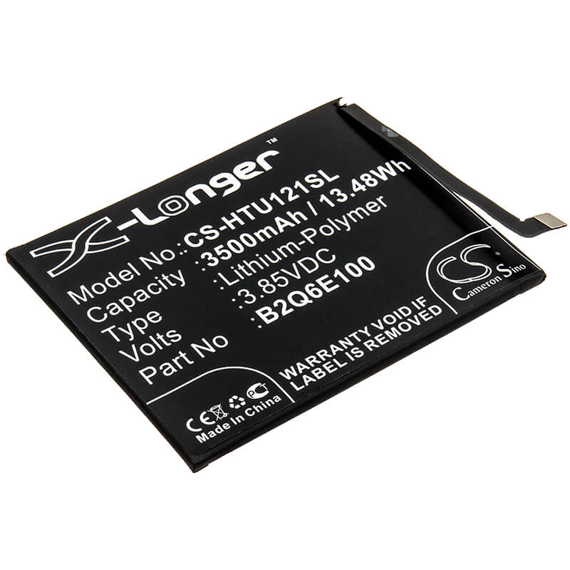 3.85V, 3500mAh, Li-Polymer Battery fits Htc, Imagine Life, U12 Life, 13.475Wh
