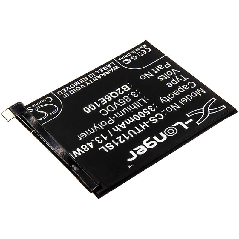 3.85V, 3500mAh, Li-Polymer Battery fits Htc, Imagine Life, U12 Life, 13.475Wh