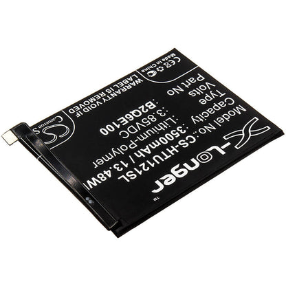 3.85V, 3500mAh, Li-Polymer Battery fits Htc, Imagine Life, U12 Life, 13.475Wh