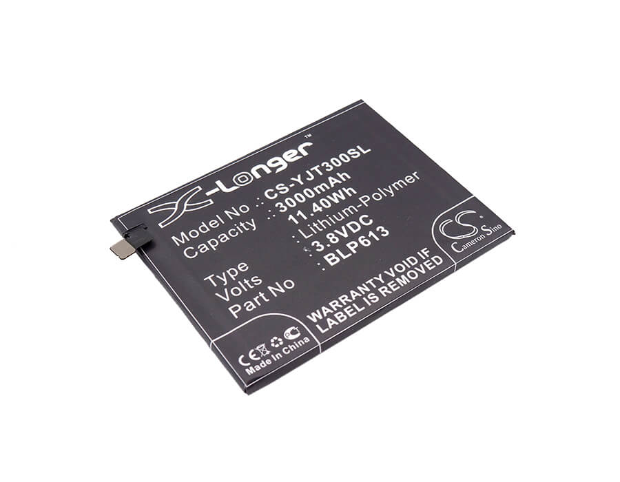 3.8V, 3000mAh, Li-Polymer Battery fits Oneplus, 3, 3 Dual Sim, 11.4Wh