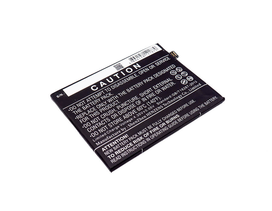 3.8V, 3000mAh, Li-Polymer Battery fits Oneplus, 3, 3 Dual Sim, 11.4Wh