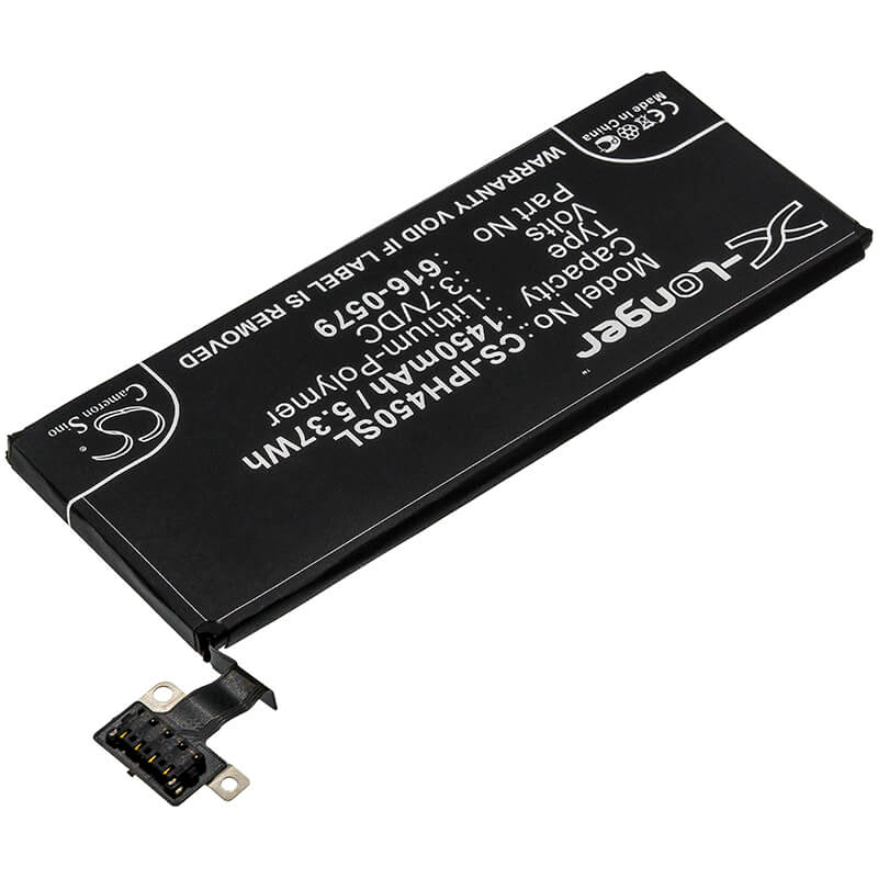 3.7V, 1450mAh, Li-Polymer Battery fits Apple, A1387, A1431, 5.365Wh