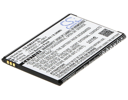 3.8V, 2200mAh, Li-ion Battery fits Kruger&matz, Km0410, Km0413, 8.36Wh