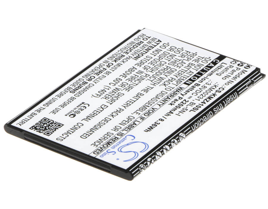 3.8V, 2200mAh, Li-ion Battery fits Smartfren, Smartfren, 8.36Wh
