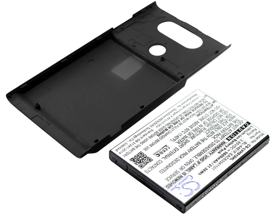 3.85V, 5600mAh, Li-ion Battery fits Lg, H910, H918, 21.56Wh
