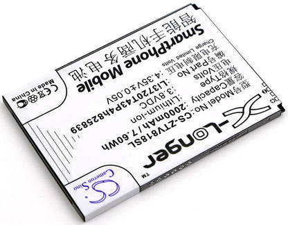 3.8V, 2000mAh, Li-ion Battery fits Orange, Reyo, 7.6Wh