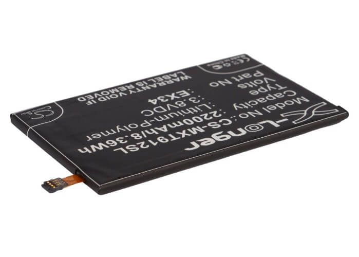 3.8V, 2200mAh, Li-Polymer Battery fits Motorola, Ghost, Moto X, 8.36Wh