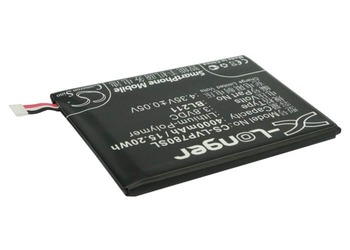 3.8V, 4000mAh, Li-Polymer Battery fits Lenovo, P780, 15.2Wh
