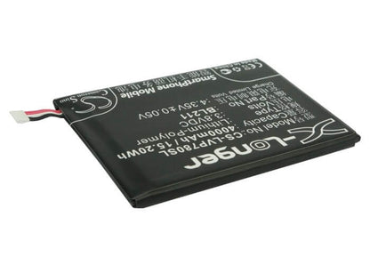 3.8V, 4000mAh, Li-Polymer Battery fits Lenovo, P780, 15.2Wh