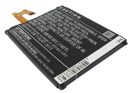 3.8V, 3200mAh, Li-Polymer Battery fits Sony Ericsson, D6502, D6503, 12.16Wh